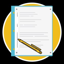 Draw lines on Five Star Folder